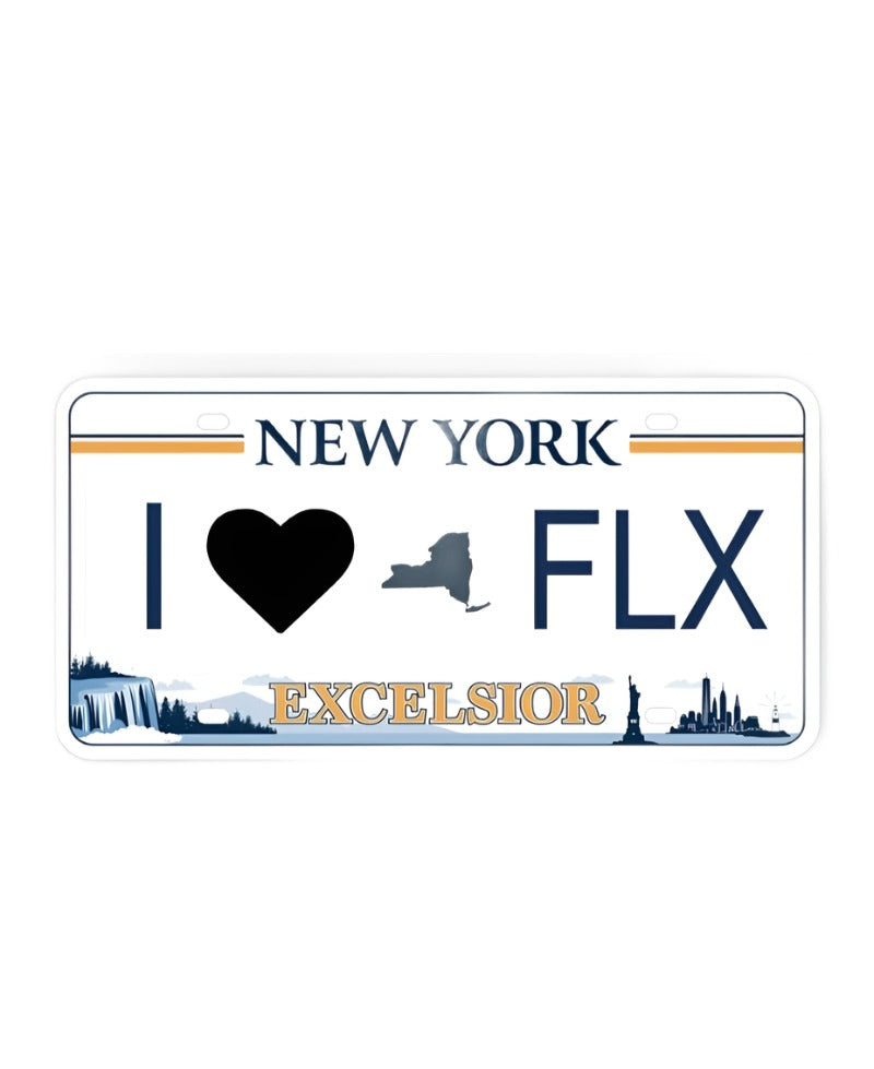 Finger Lakes FLX License Plate Sticker or Magnet