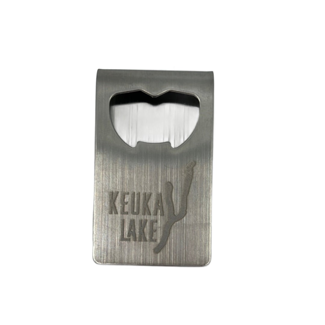 Keuka Lake Money Clip w/bottle opener