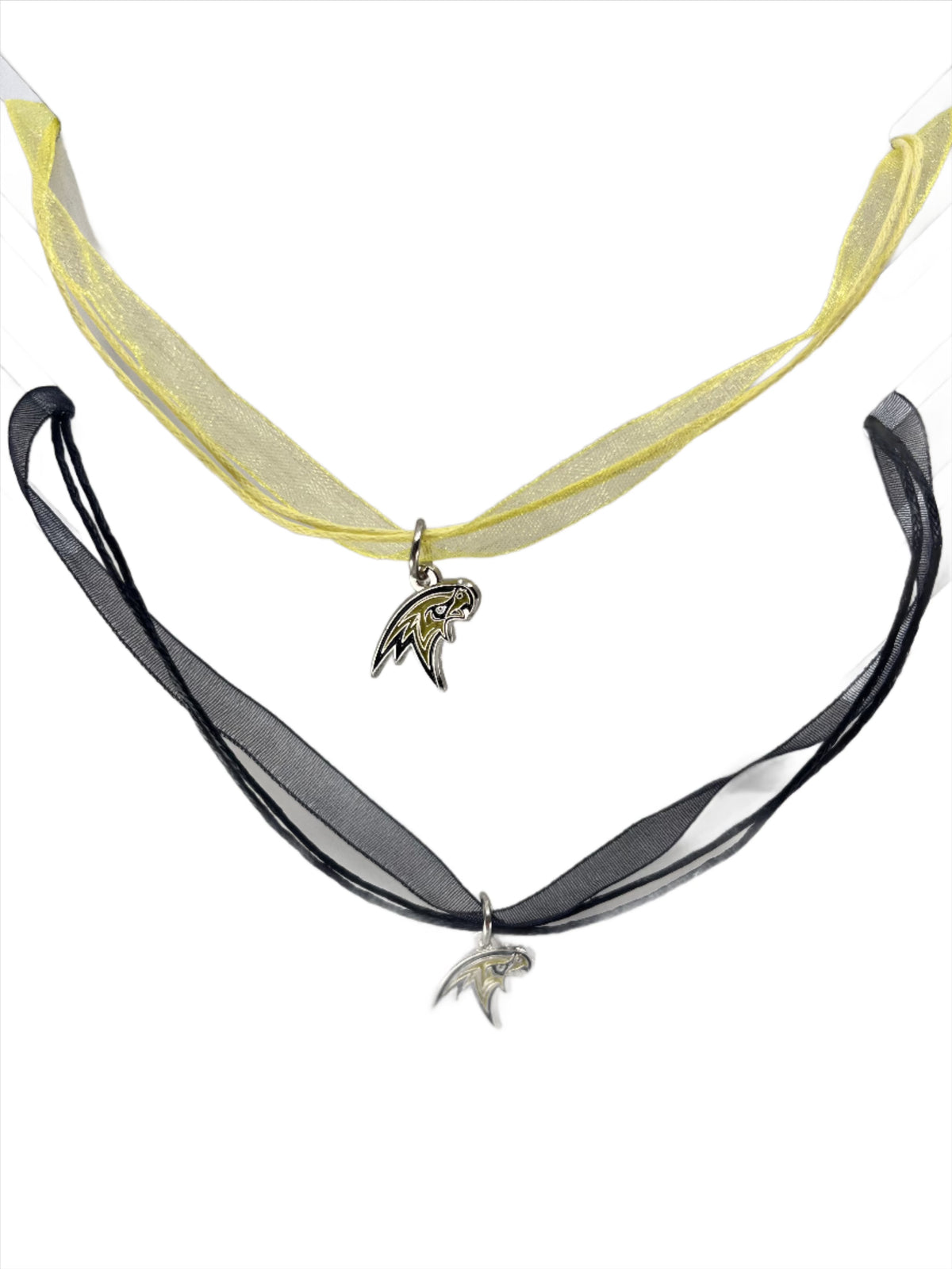 Corning Hawks Ribbon & Cord Necklace