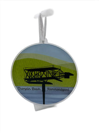 Hammondsport, NY Champlin Beach Curtiss Airplane Ornament/Suncatcher