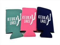 Keuka Lake Neoprene Can Cooler - Tall & Slim