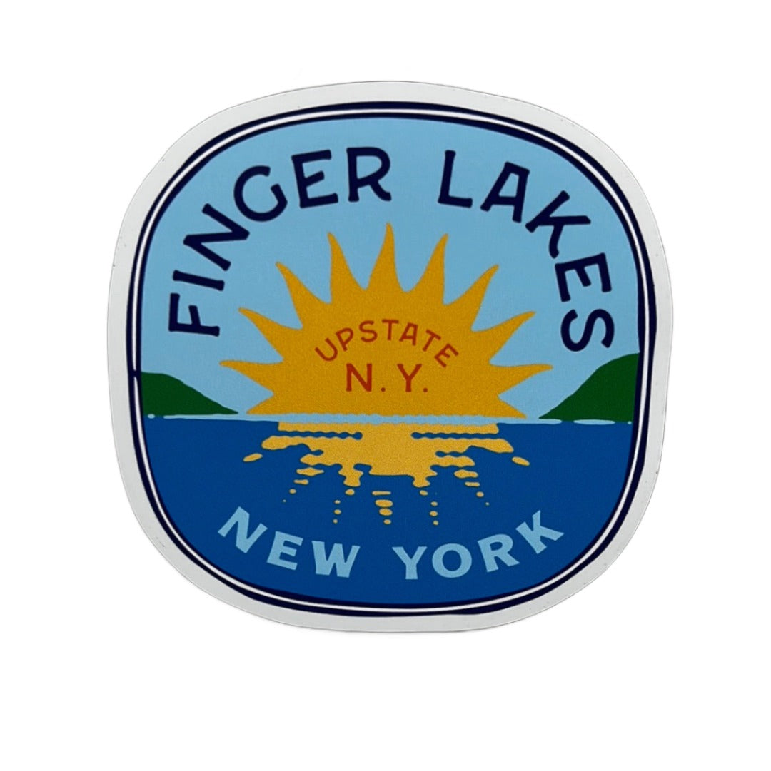 Finger Lakes Sunset Sticker or Magnet