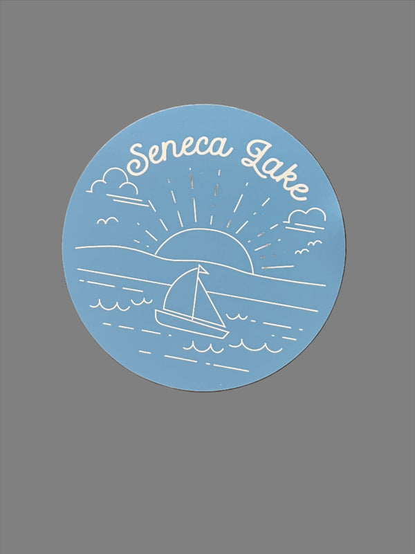 Seneca Lake Monoline Sticker or Magnet